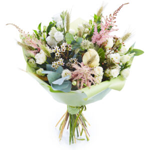 Wedding,Bouquet,Isolated,On,White.,Fresh,,Lush,Bouquet,Of,Colorful